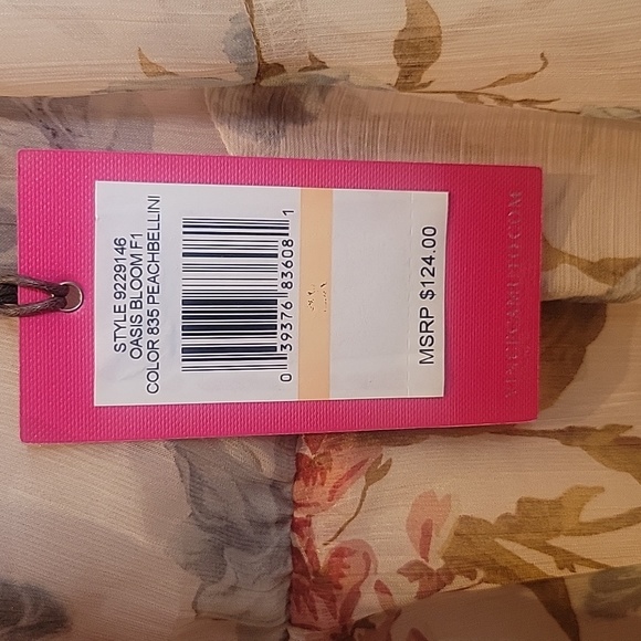 NWT VINCE CAMUTO peachbellini blouse - Picture 11 of 14